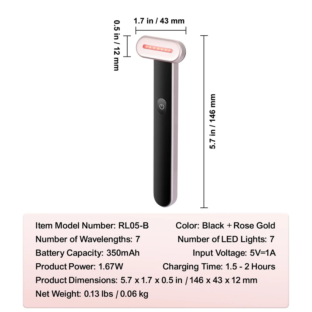LED Facial Massage Wand